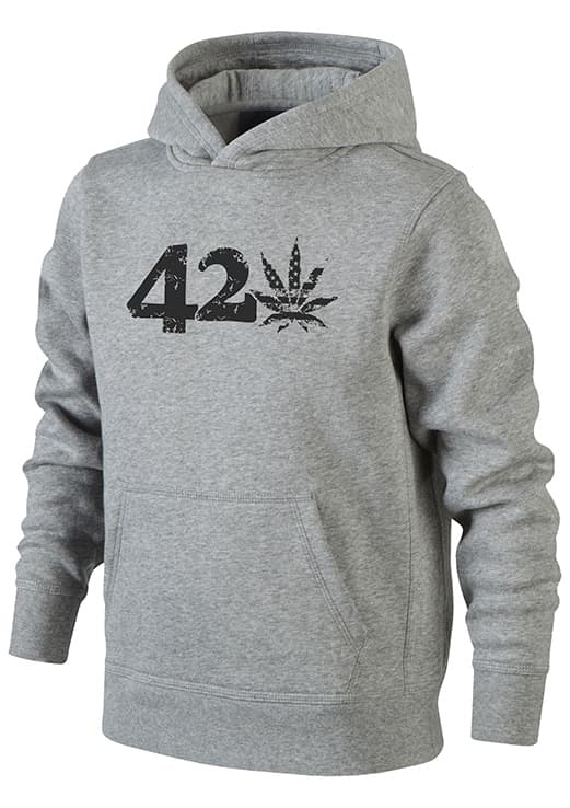 Gray 420 Hoodie