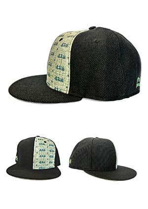 Green and Black 420 Hat