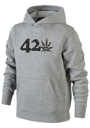 Gray 420 Hoodie